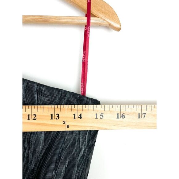NADA Boned Strapless Textured Zipper Dress - Picture 8 of 9